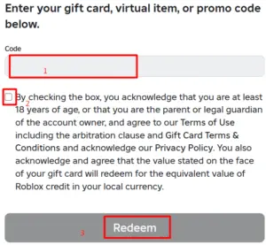 redeem